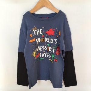 City Threads 100% cotton L/S Tee Shirt Blu…